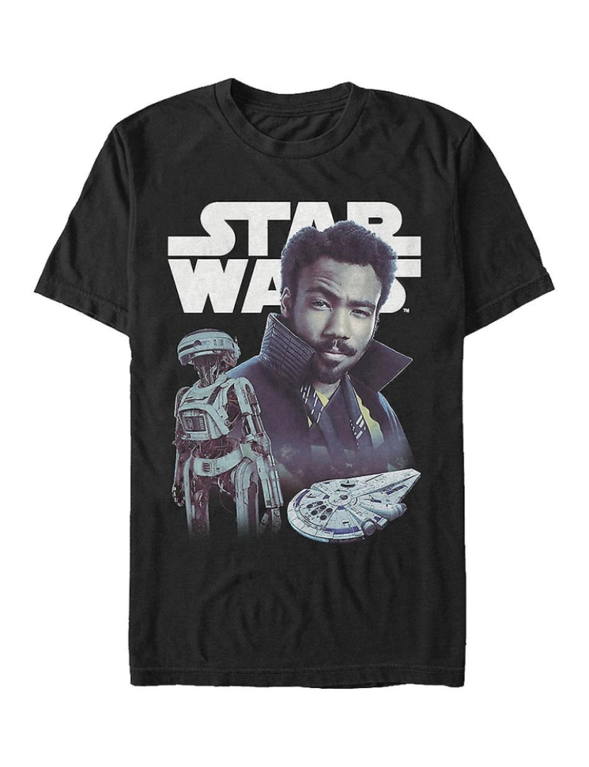 Rockinstone - T-shirt Colagem Solo Uma História de Star Wars