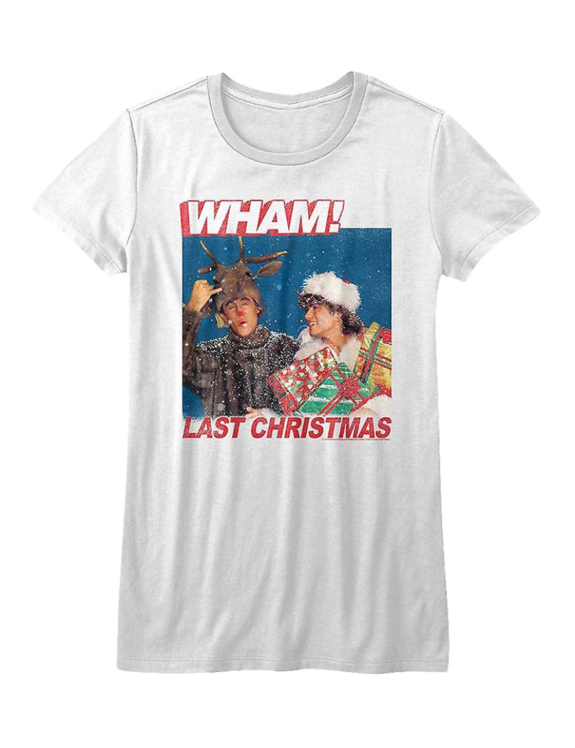 Rockinstone - T-shirt Camisa feminina do último Natal Wham