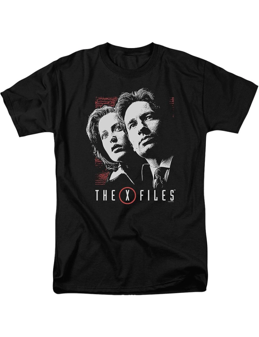 Rockinstone - T-shirt Dana Scully e Fox Mulder Arquivo X