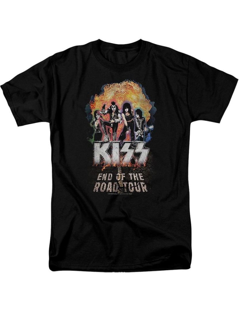 Rockinstone - T-shirt Passeio no final da estrada KISS