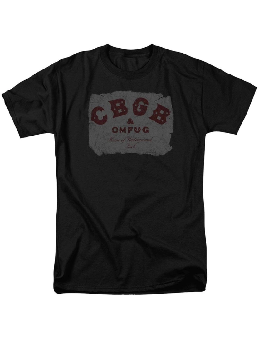 Rockinstone - T-shirt Logo CBGB Esfarelado Adulto