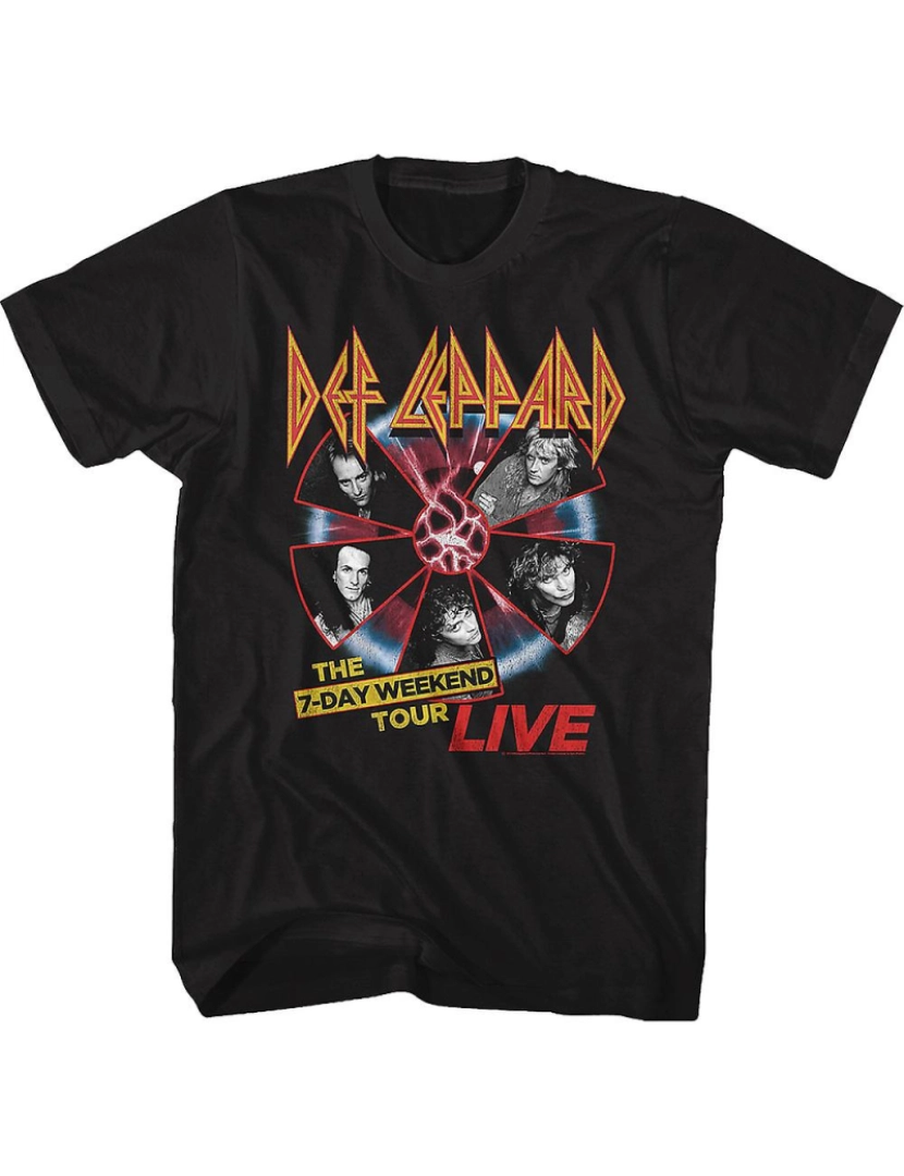 Rockinstone - T-shirt Excursão de fim de semana de 7 dias em Def Leppard