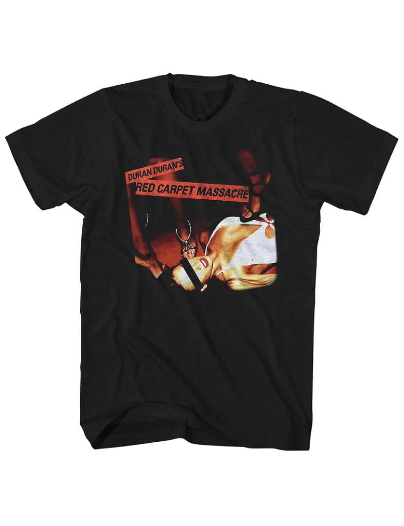 Rockinstone - T-shirt Camisa Duran Duran Red Carpet Massacre Álbum Arte Duran Duran