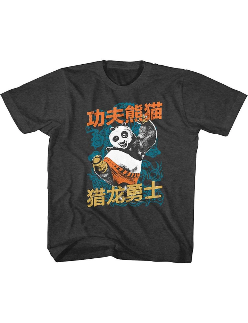 Rockinstone - T-shirt Kung Fu Panda Dragonwarrior Juventude