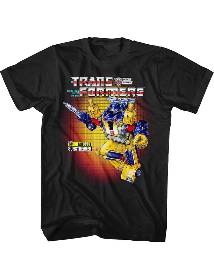 Rockinstone - T-shirt Transformadores Sunstreaker de arte em caixa