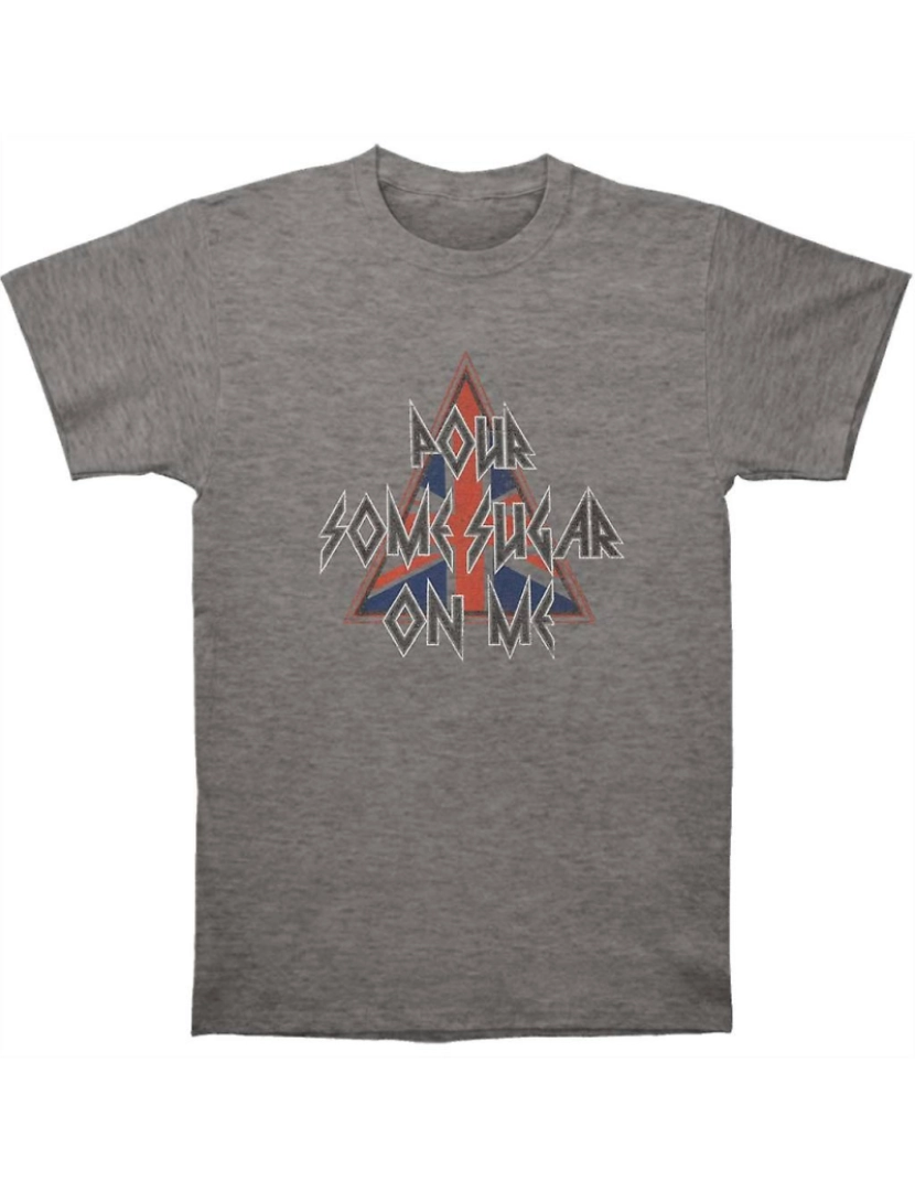 Rockinstone - T-shirt Def Leppard derrama um pouco de triângulo