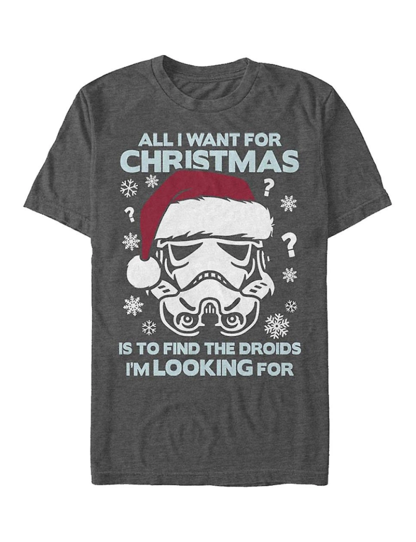 Rockinstone - T-shirt Tudo que eu quero para o Natal Star Wars