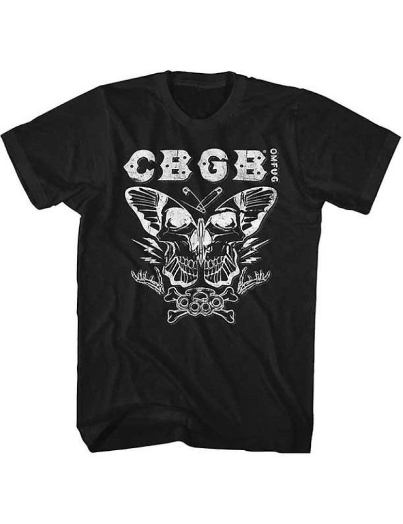 Rockinstone - T-shirt Colagem de borboletas CBGB