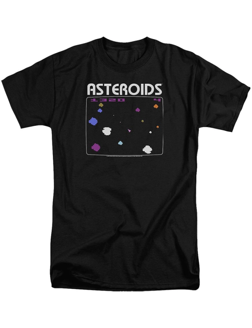 Rockinstone - T-shirt Pontuação de Asteróides