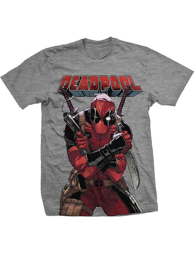 Rockinstone - T-shirt Impressão grande de Deadpool