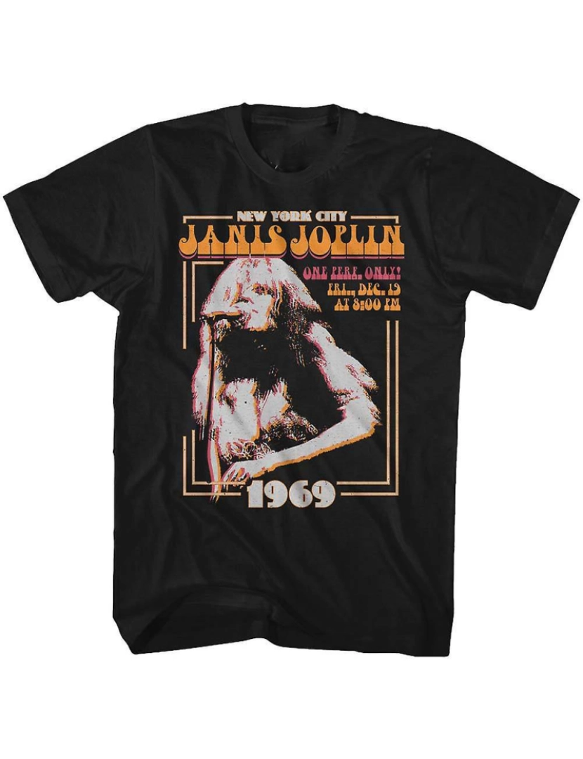 Rockinstone - T-shirt Janis Joplin Nova York