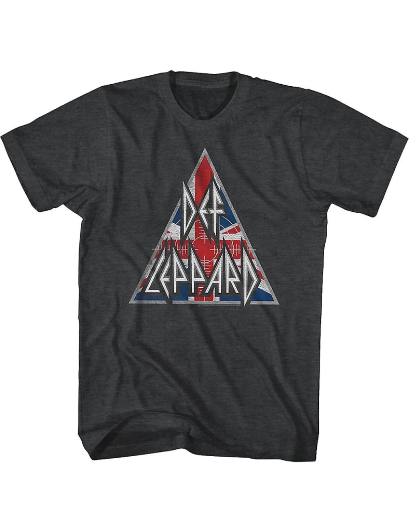 Rockinstone - T-shirt Triângulo Def Leppard