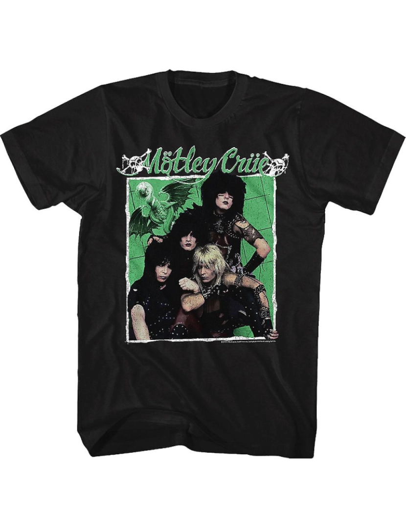 Rockinstone - T-shirt Foto do grupo de 1989 Motley Crue