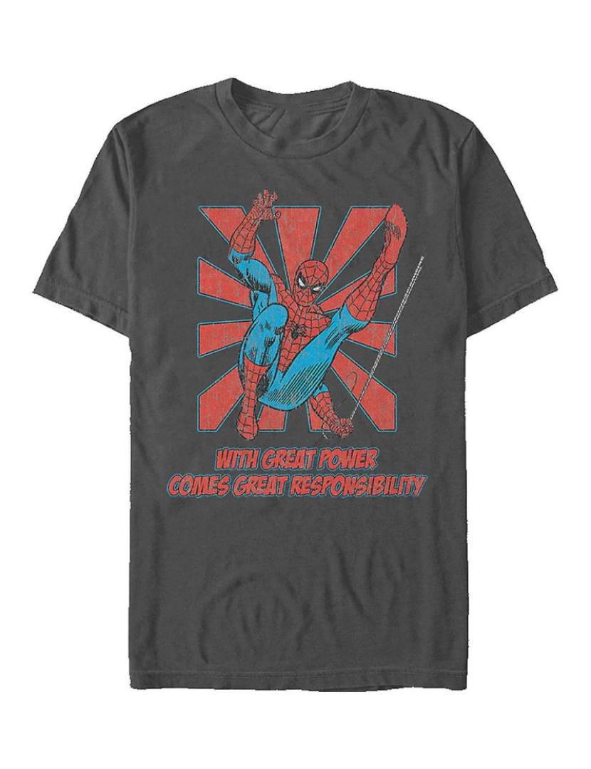 Rockinstone - T-shirt Grande Poder do Homem-Aranha