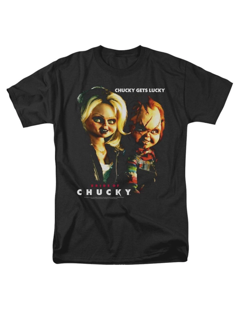 Rockinstone - T-shirt Brincadeira de criança Chucky tem sorte