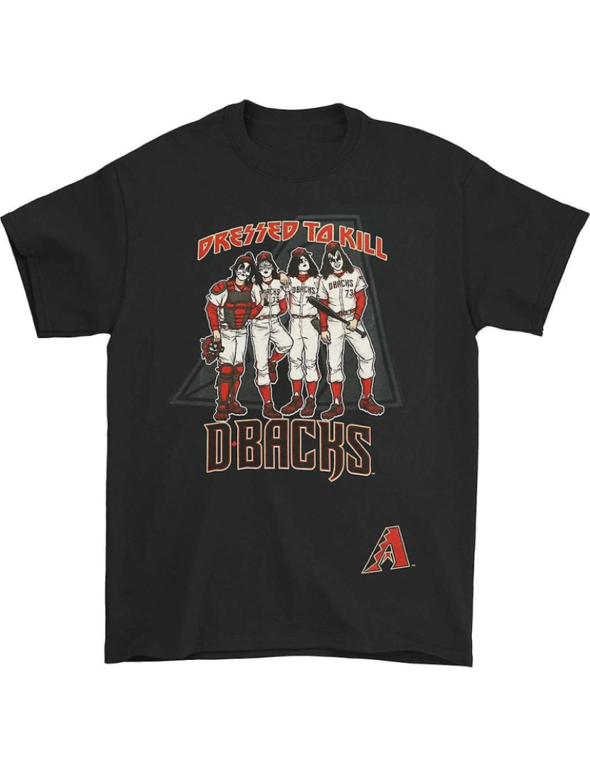 Rockinstone - T-shirt KISS Arizona Diamondbacks vestidos para matar