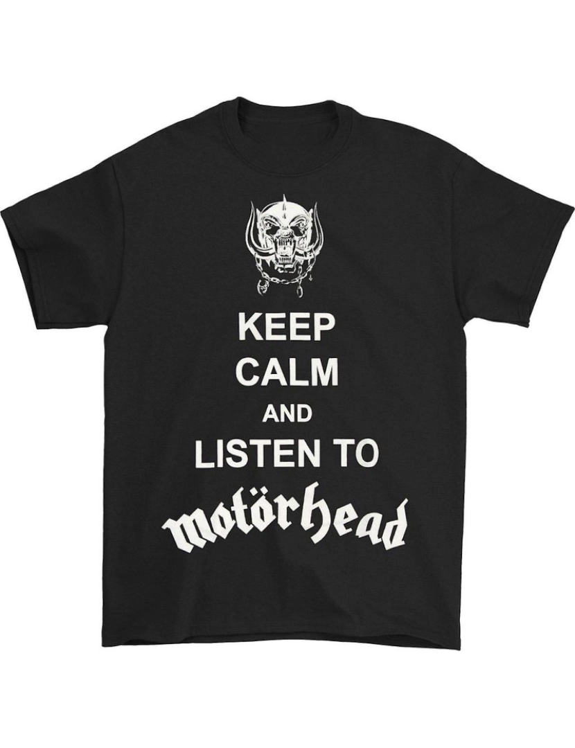 Rockinstone - T-shirt Motorhead mantenha a calma