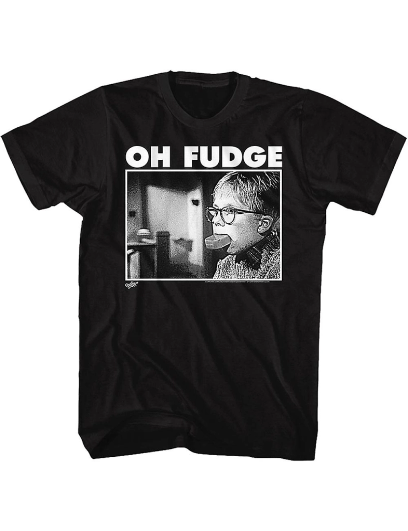 imagem de T-shirt Camisa Ralphie Oh Fudge História de Natal1