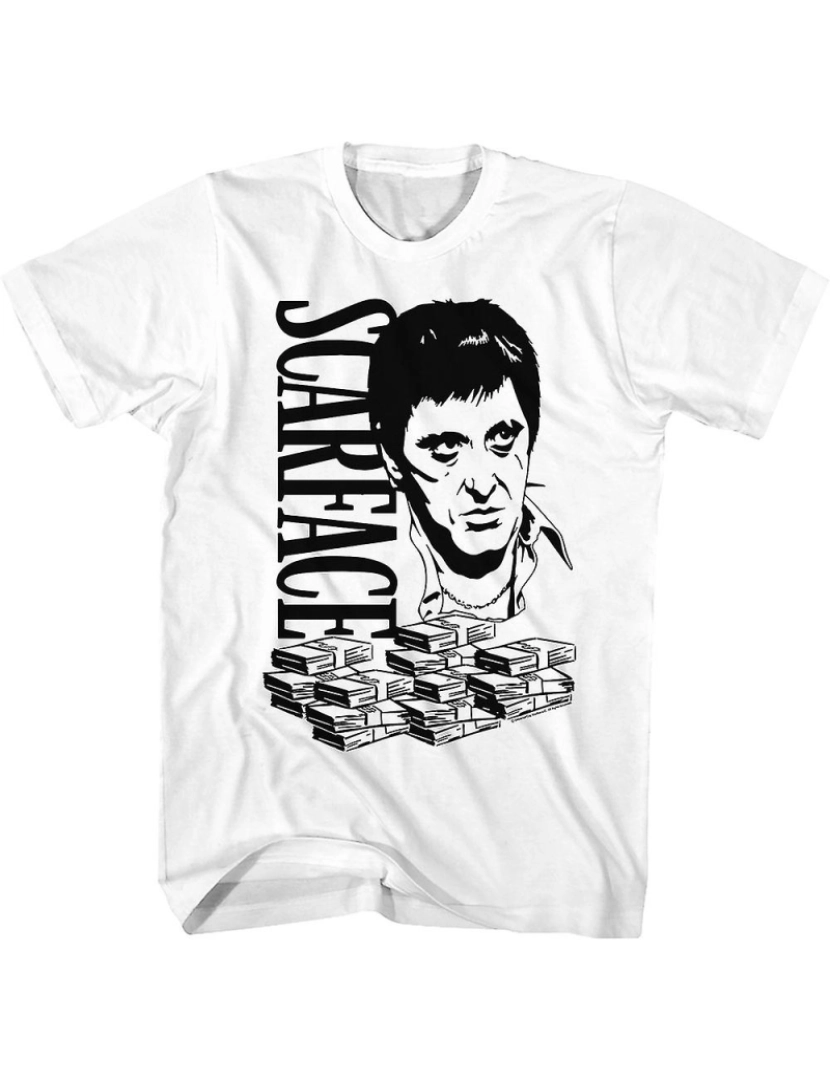 Rockinstone - T-shirt Pegue o dinheiro Scarface