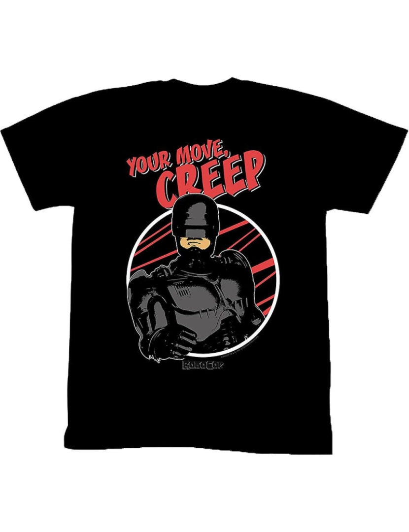 Rockinstone - T-shirt Seu movimento Creep Robocop