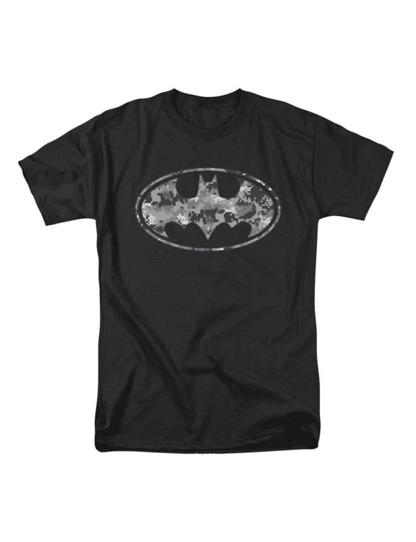 Rockinstone - T-shirt Escudo Camuflado Urbano do Batman