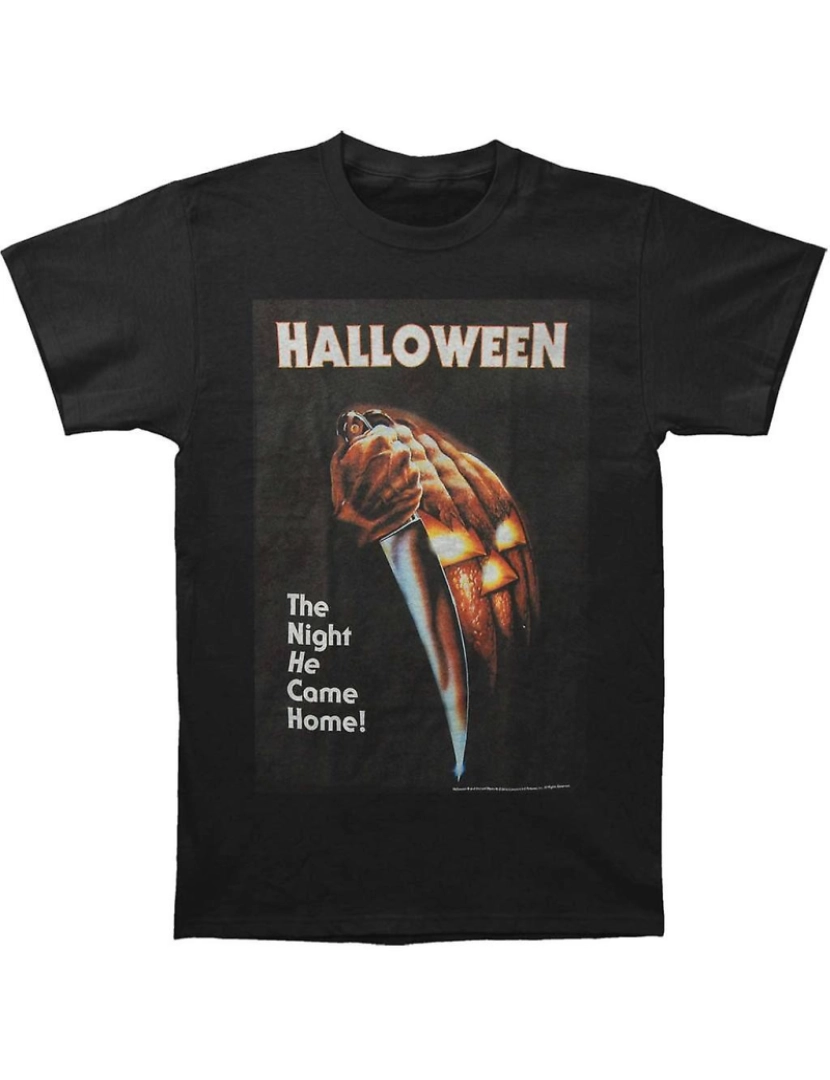 Rockinstone - T-shirt Halloween, a noite em que ele voltou para casa