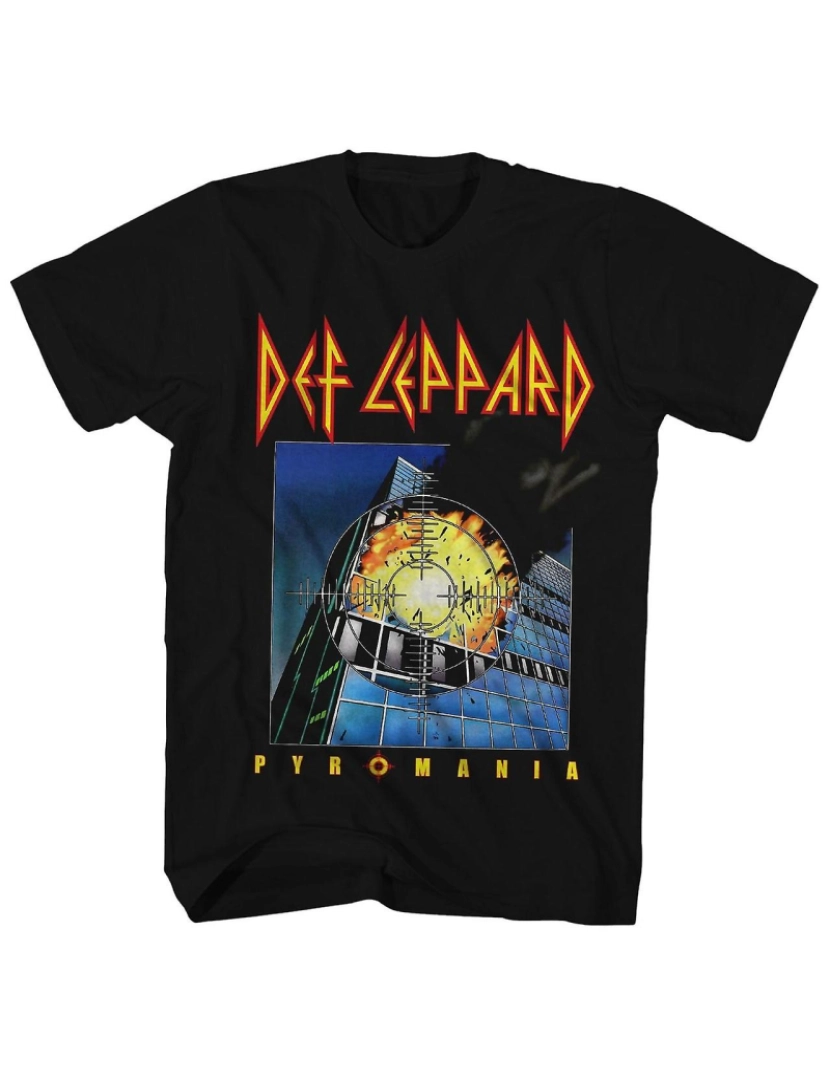 Rockinstone - T-shirt Def Leppard Pyromania Camisa Def Leppard