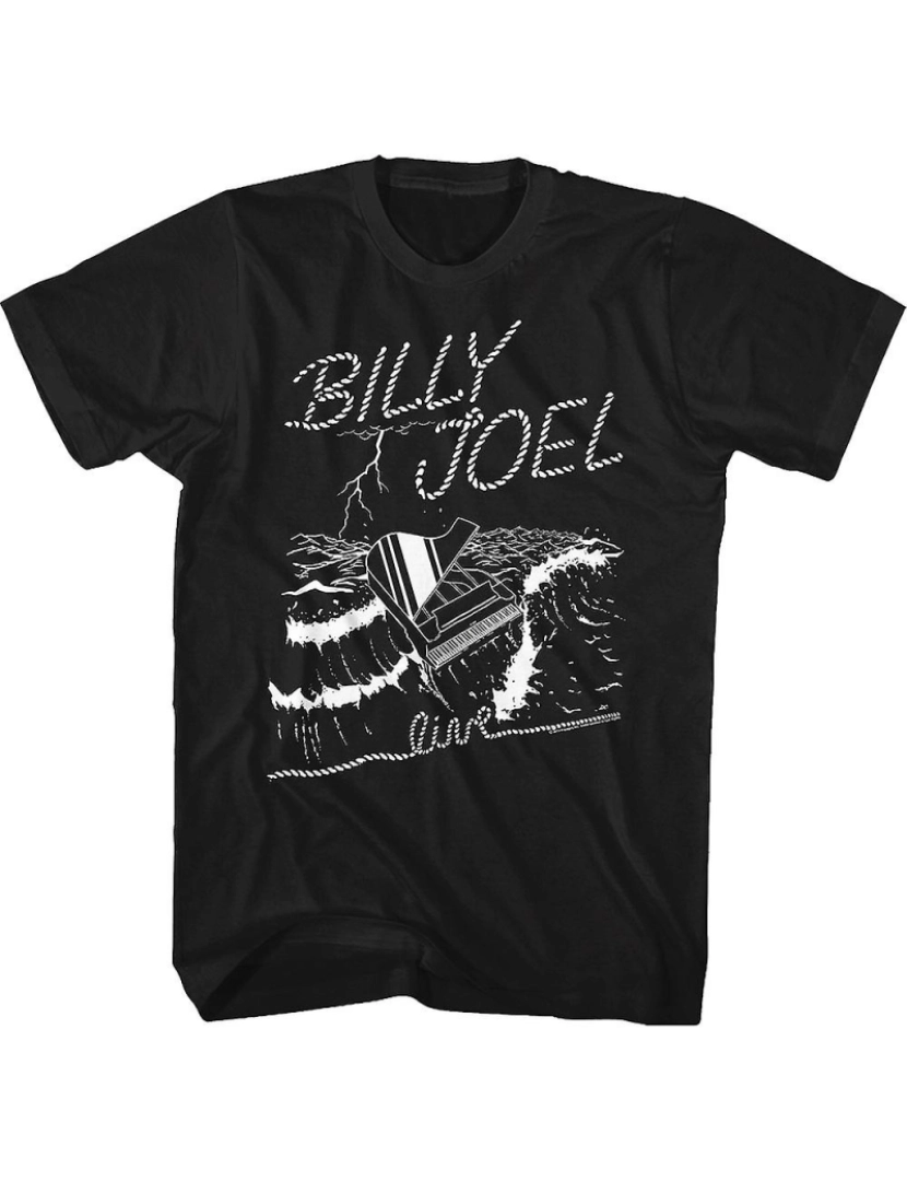 Rockinstone - T-shirt Pôster ao vivo Billy Joel