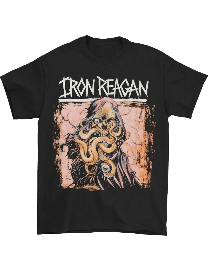 Rockinstone - T-shirt Crânio Tentáculo de Ferro Reagan