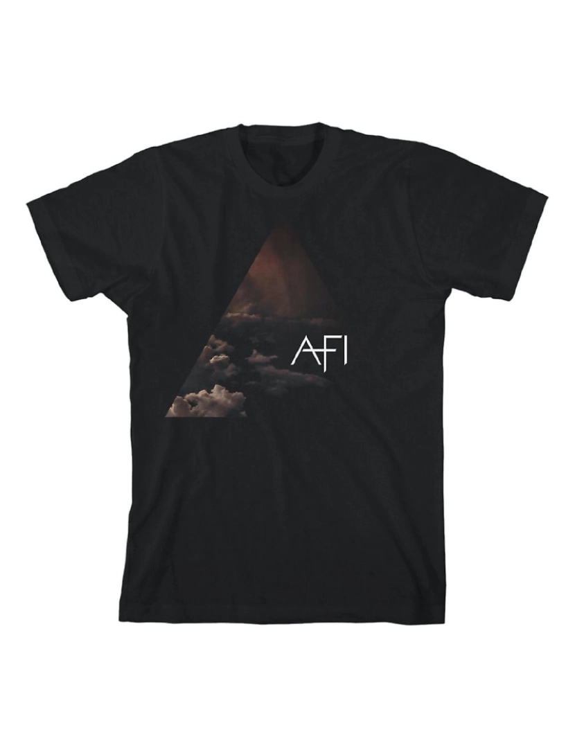 Rockinstone - T-shirt Nuvens triangulares AFI