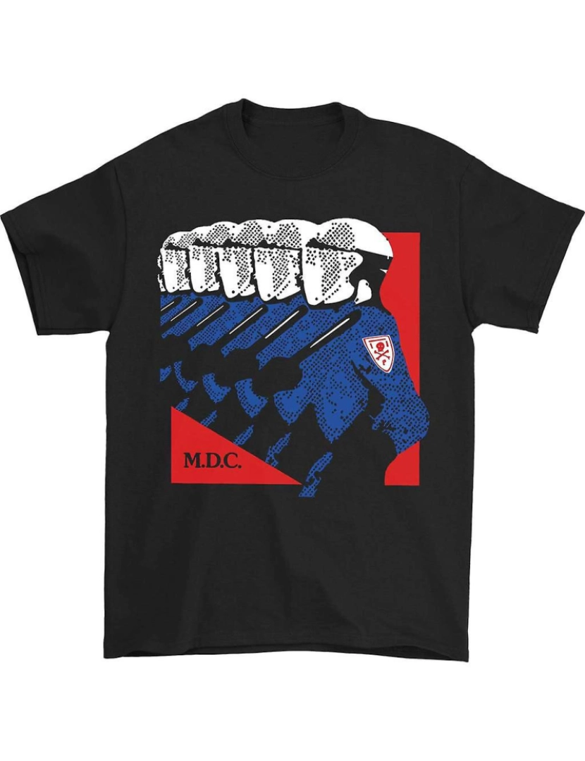 Rockinstone - T-shirt Policiais de motim do MDC