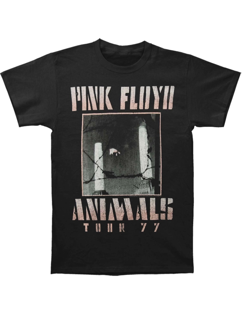 Rockinstone - T-shirt Turnê dos Animais do Pink Floyd 77