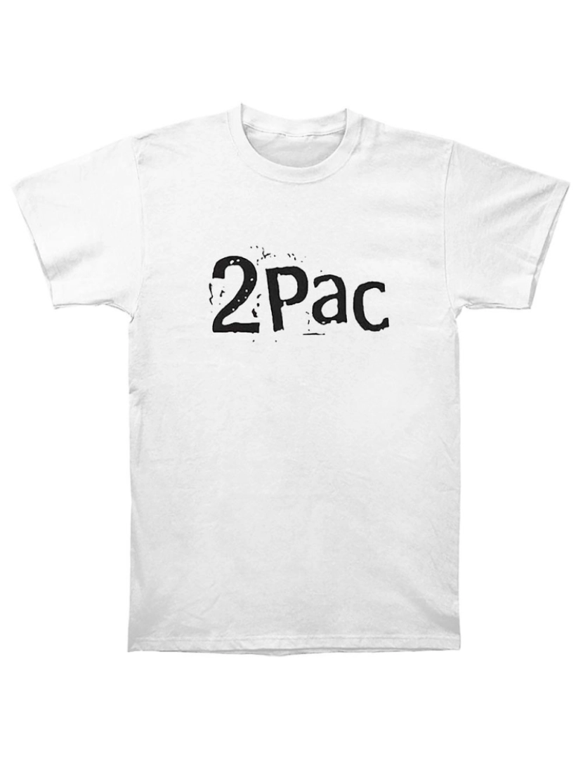 imagem de T-shirt Tupac muda de volta, repetir branco1