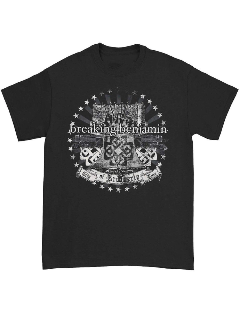 Rockinstone - T-shirt Quebrando Benjamin por quem os sinos dobram