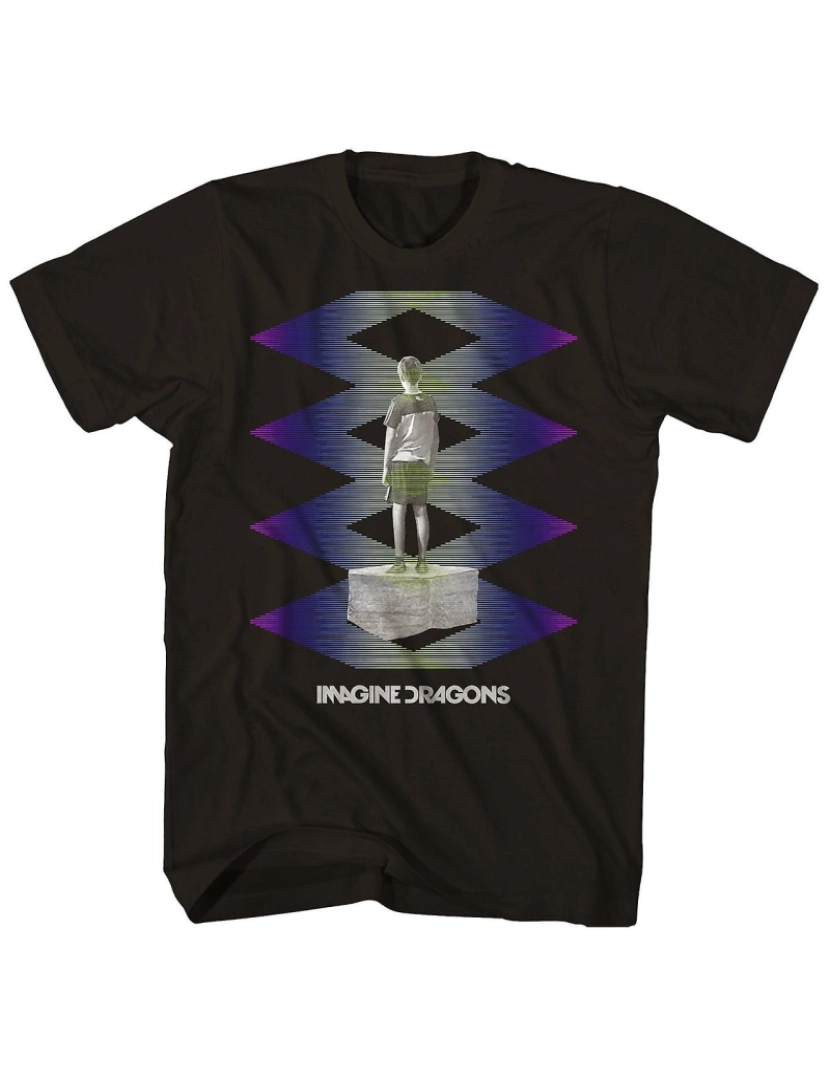 Rockinstone - T-shirt Arte do álbum Imagine Dragons Night Visions Imagine Dragons