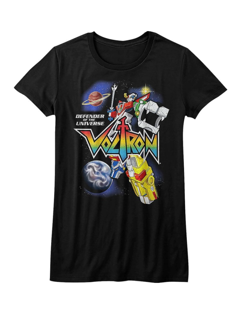 Rockinstone - T-shirt Camisa feminina Defender Voltron