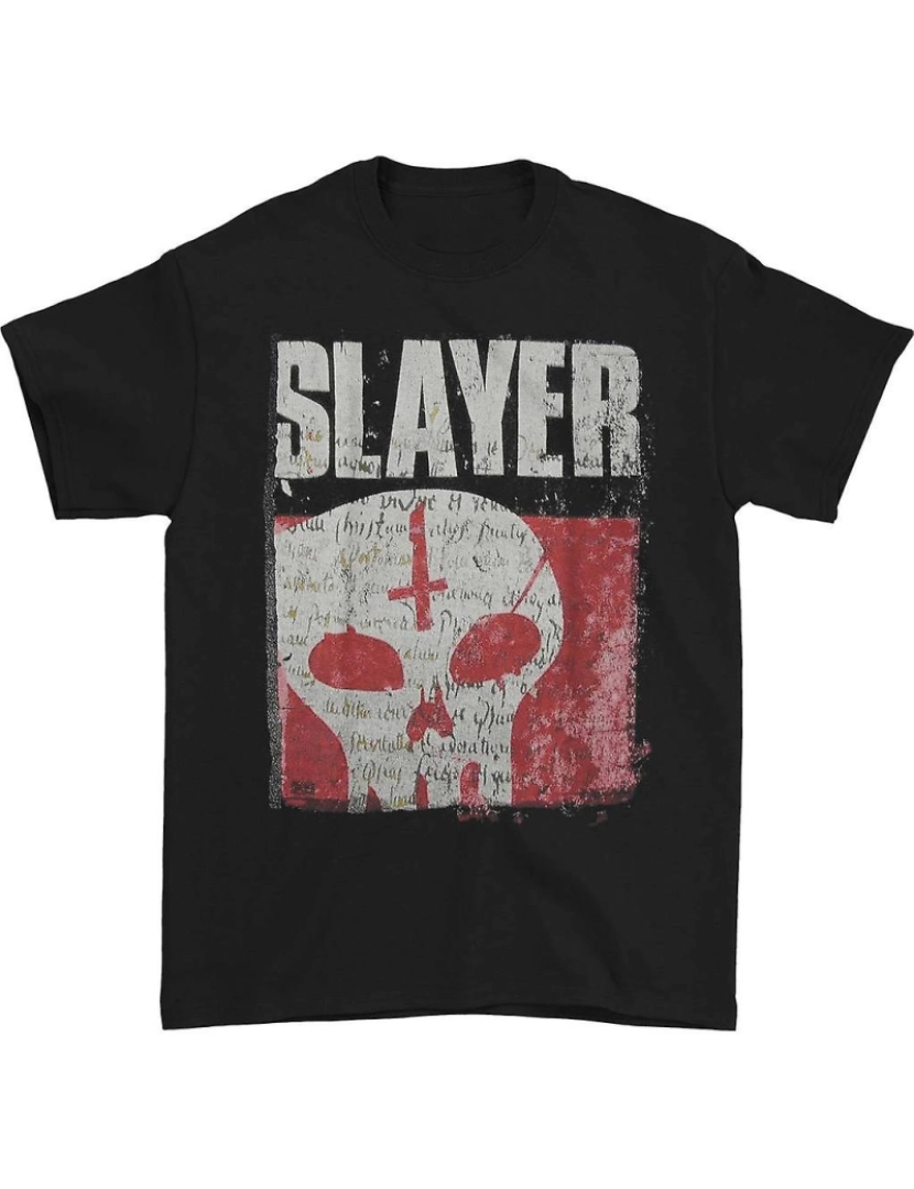 Rockinstone - T-shirt Crânio de atitude indiscutível do Slayer