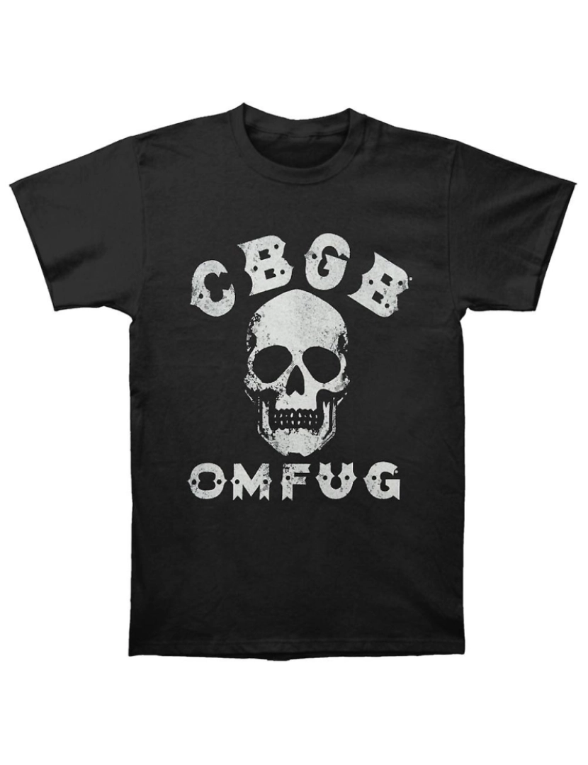 Rockinstone - T-shirt Crânio do CBGB