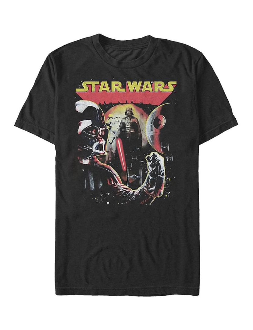 Rockinstone - T-shirt Colagem do Lado Negro de Star Wars