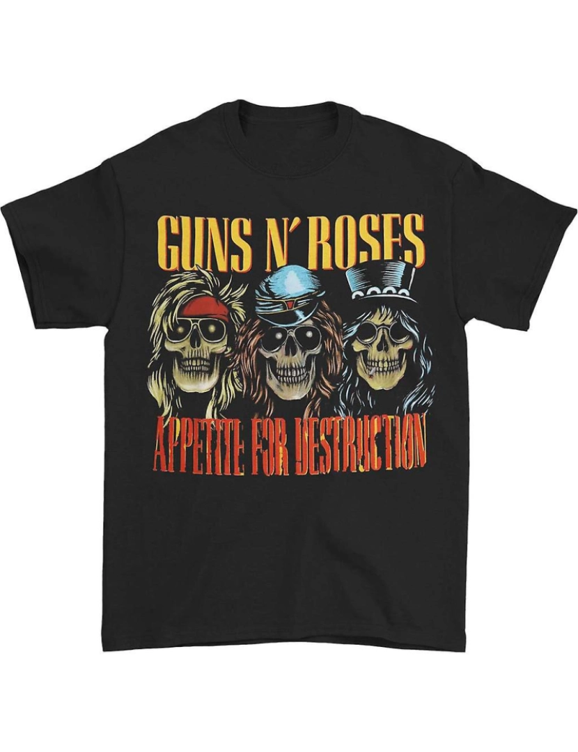 Rockinstone - T-shirt Crânios AFD do Guns N Roses