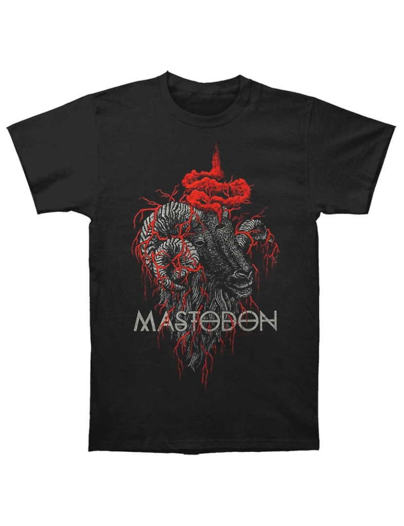 Rockinstone - T-shirt Cor da cabeça dos carneiros do mastodonte