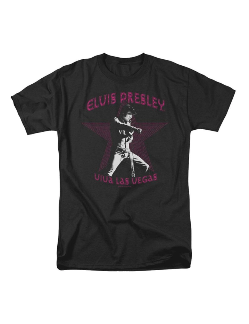 Rockinstone - T-shirt Elvis Presley Viva Las Vegas Estrela