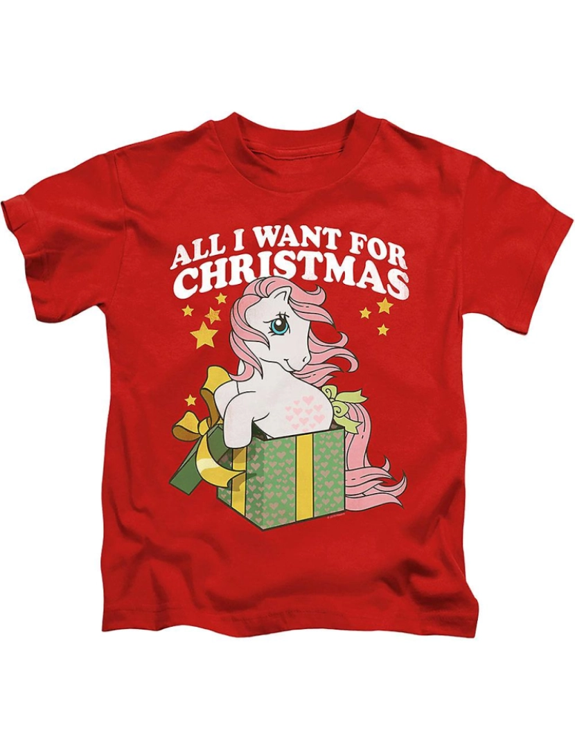 Rockinstone - T-shirt Juventude Tudo que eu quero para o Natal Camiseta My Little Pony