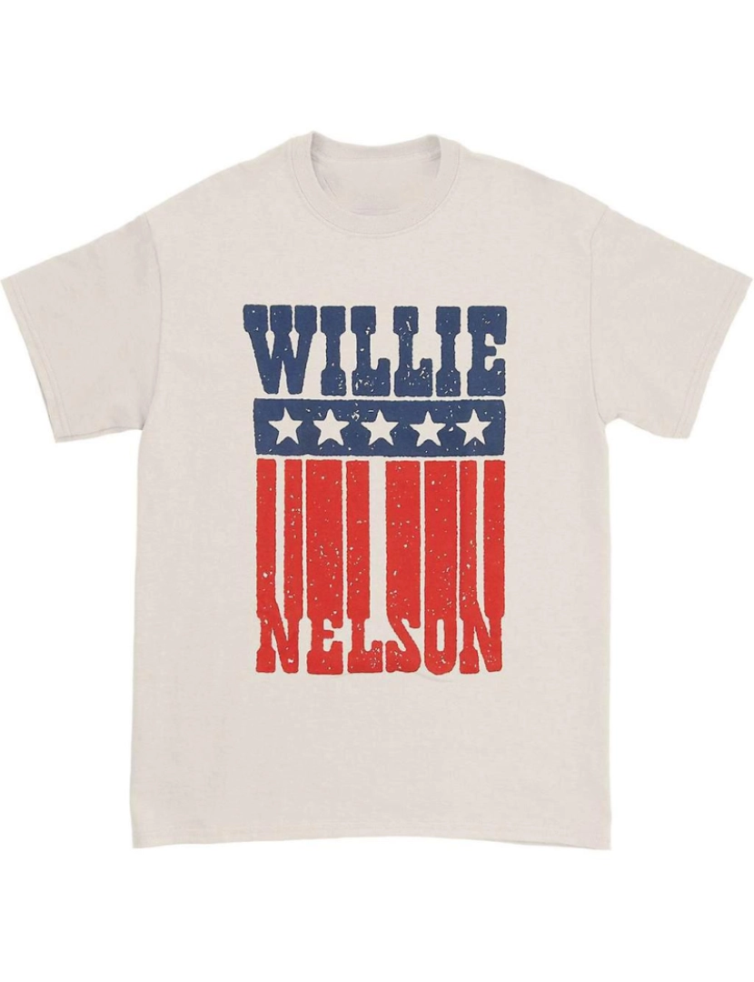 Rockinstone - T-shirt Nome Willie Nelson Americana