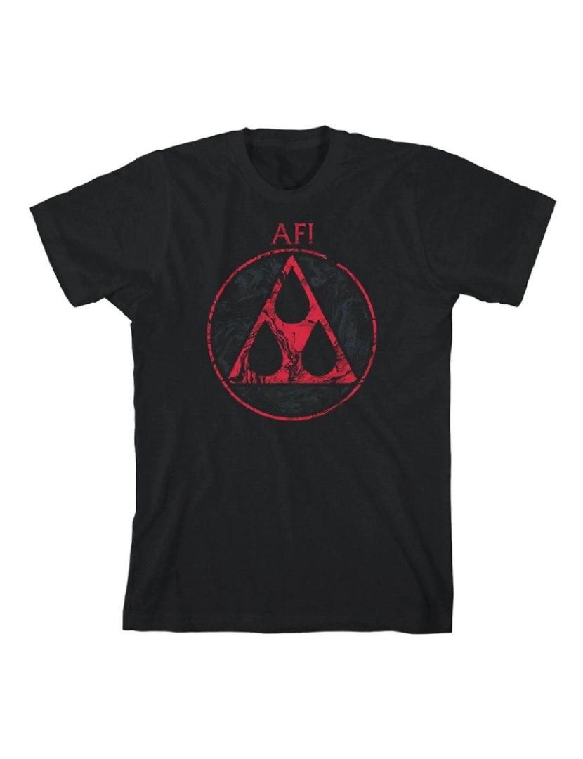 Rockinstone - T-shirt Gotejamentos de mármore AFI