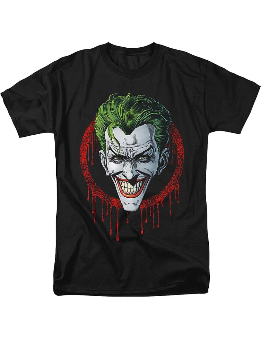 Rockinstone - T-shirt O Coringa Gotejando Sangue DC Comics