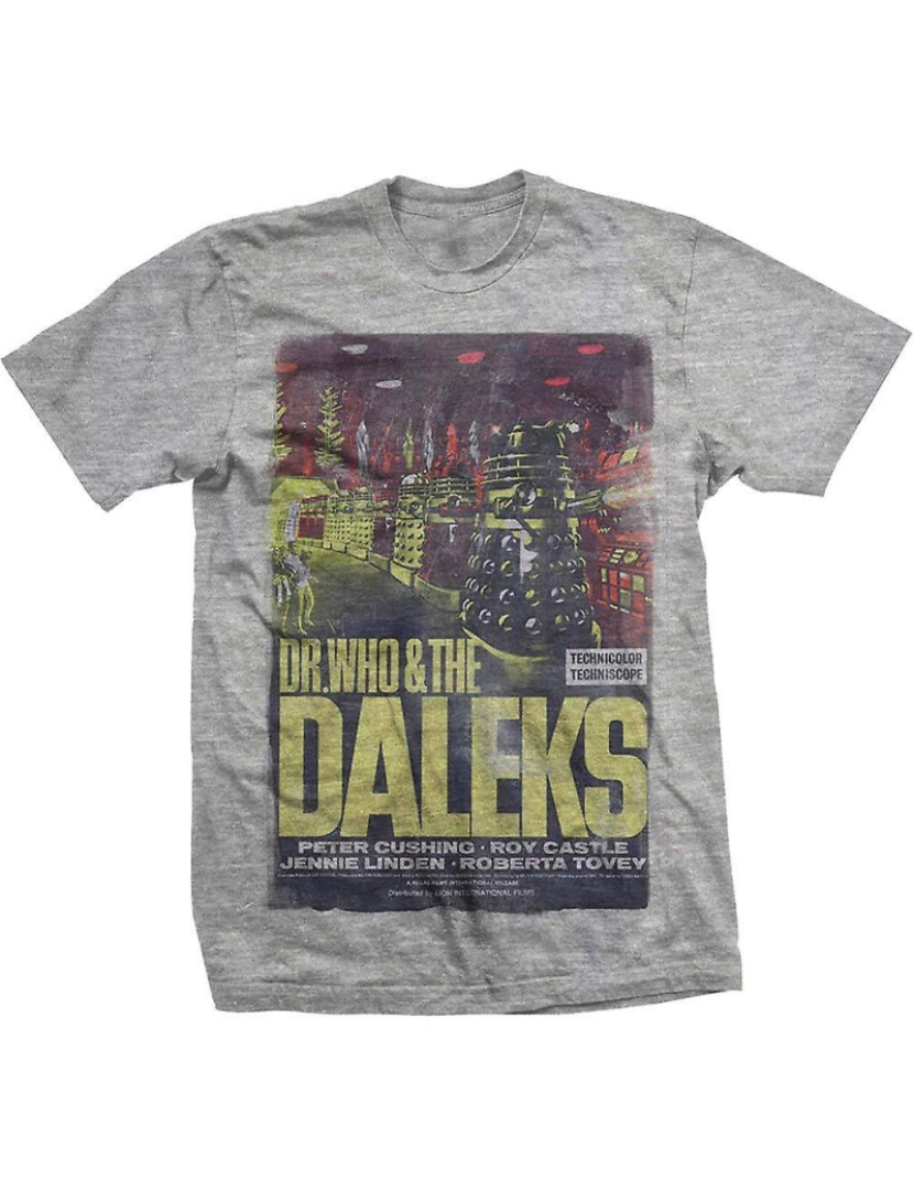 Rockinstone - T-shirt EstúdioCanal Doctor Who & The Daleks