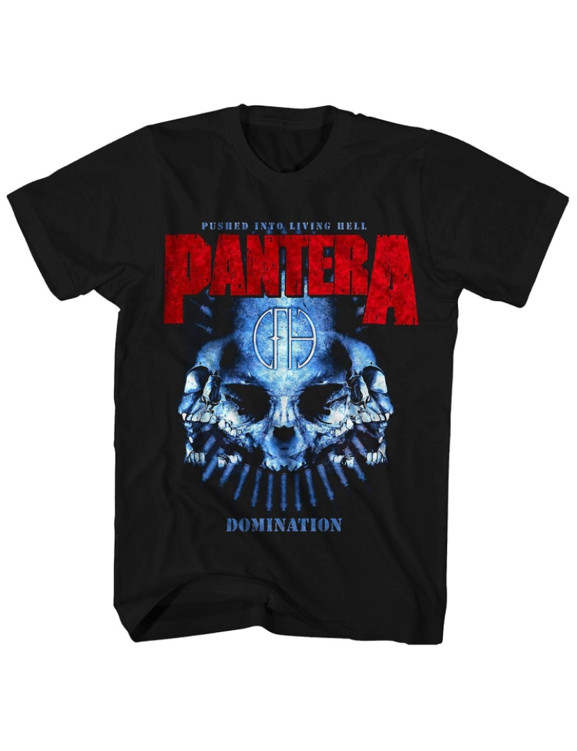 Rockinstone - T-shirt Pantera Angustiado Dominação Pantera