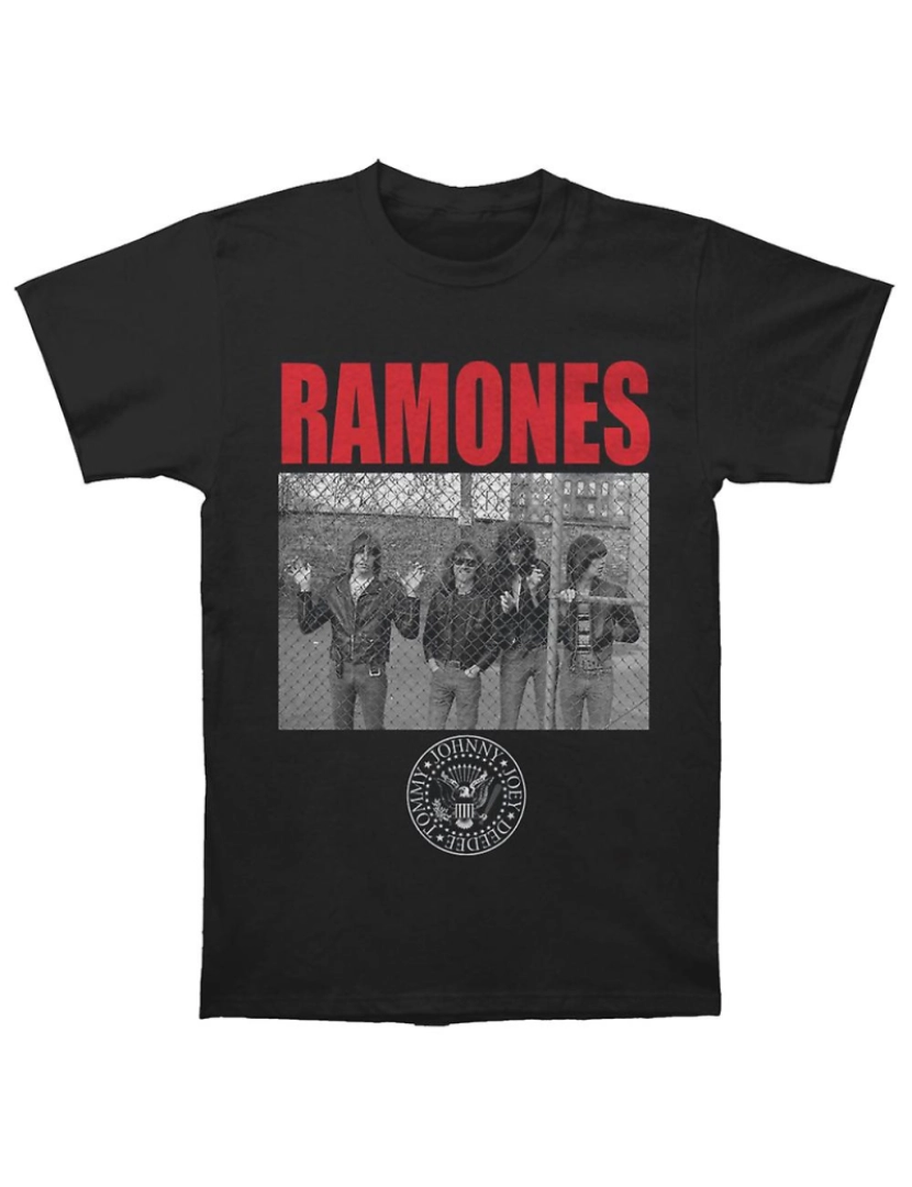 Rockinstone - T-shirt Foto da gaiola dos Ramones