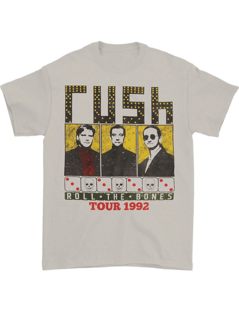 Rockinstone - T-shirt Rush, role os ossos